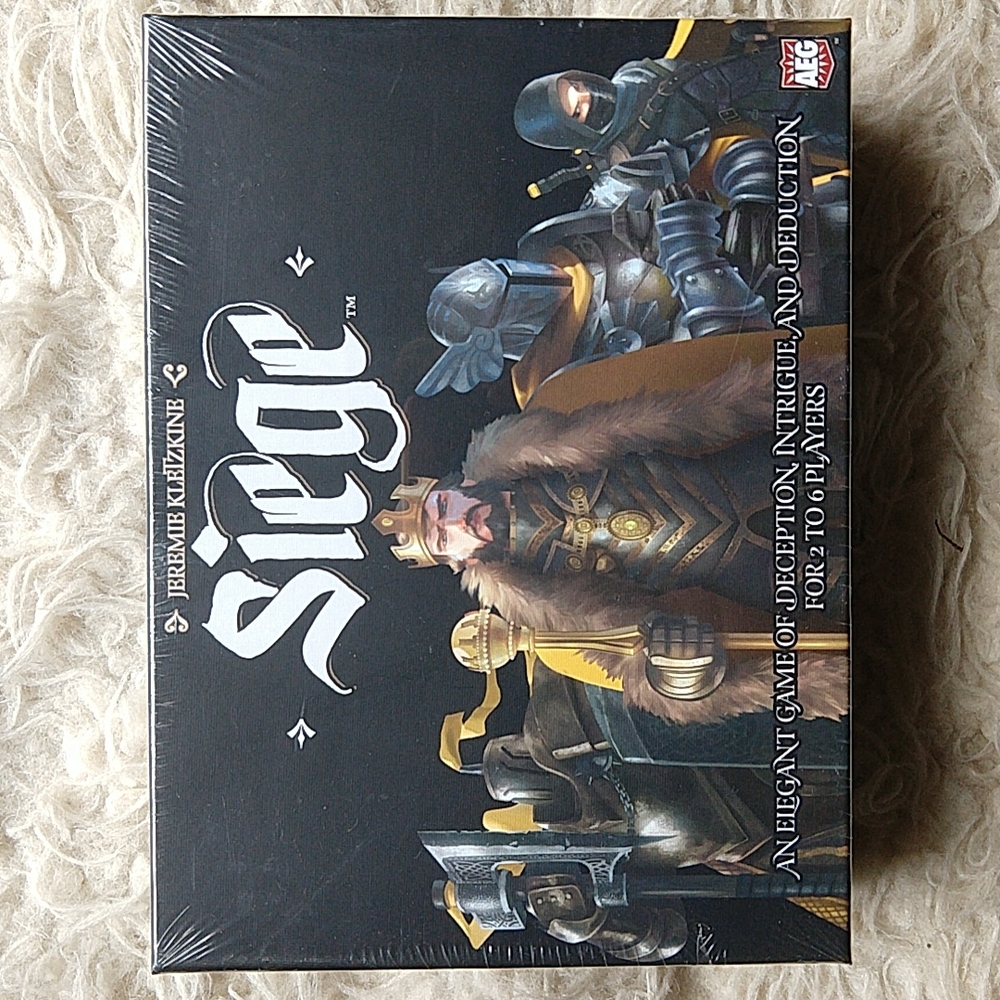 AEG Siege Card Game Strategy & Deduction New Sealed